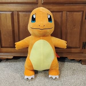 Charmander 24" Plush Toy - Orange & Cream Cute Pokémon Stuffed Plush